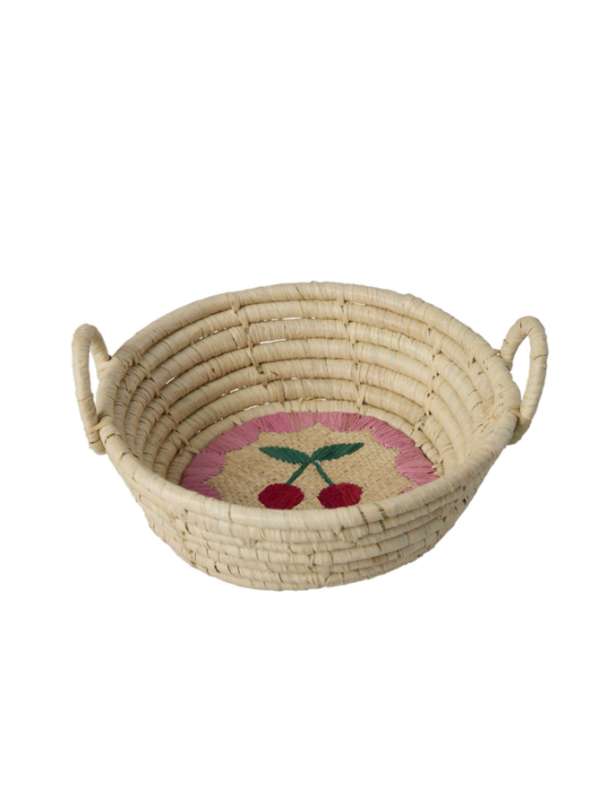 rice - Raffia mandje - Cherry