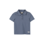 Leslie x Baje Studio - Mason shortsleeve polo - Blue stone
