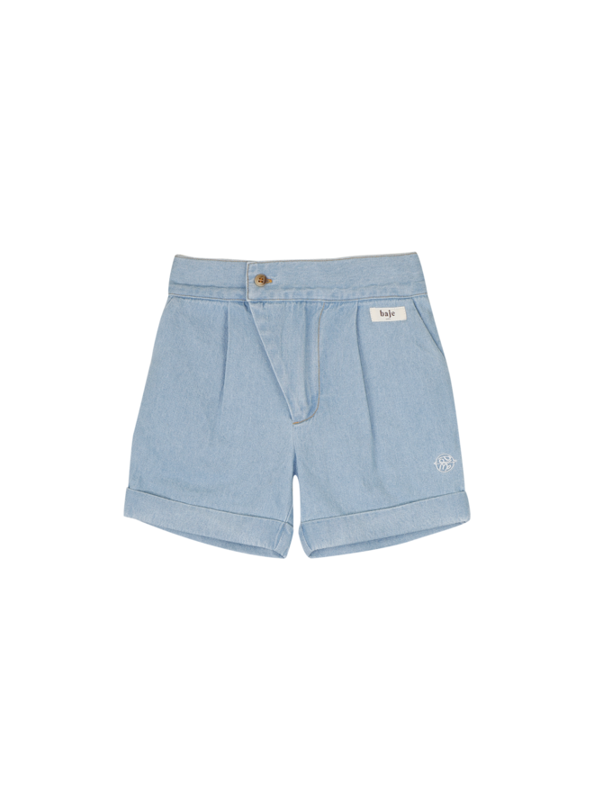 Leslie x Baje Studio - Maan shorts - Blue denim