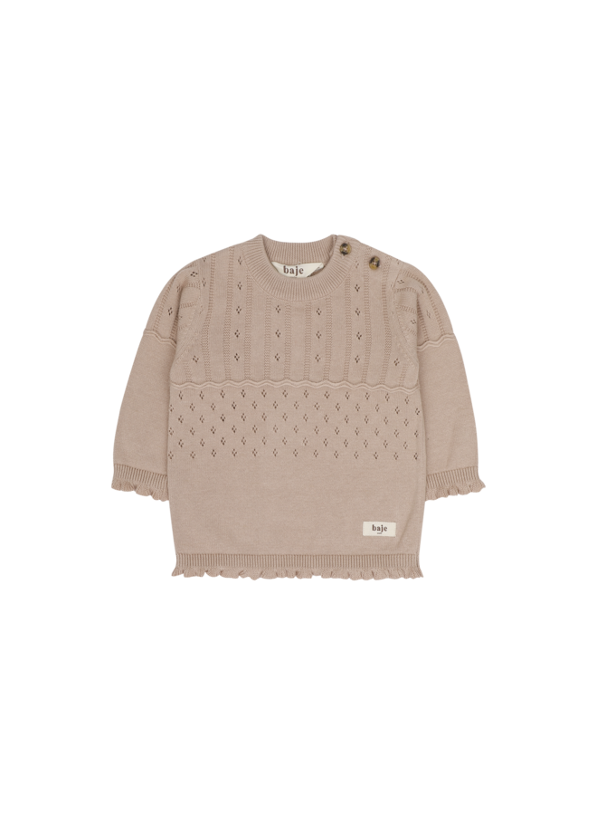 Baje Studio - Larrau sweater knitwear - Rose cafe