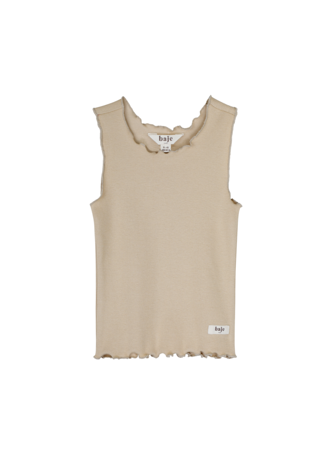 Jutia singlet - Creme fawn