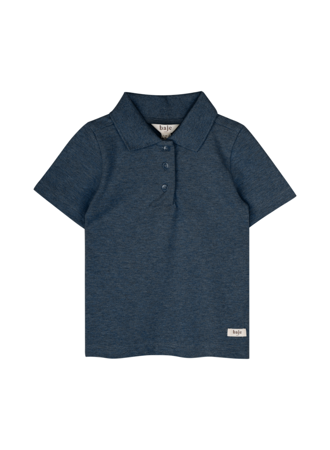 Gijon shortsleeve polo - Blue dark