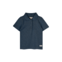 Baje Studio - Gijon shortsleeve polo - Blue dark