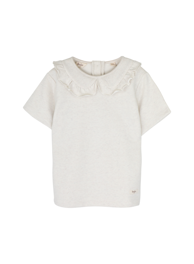 Francia shortsleeve - Creme melange