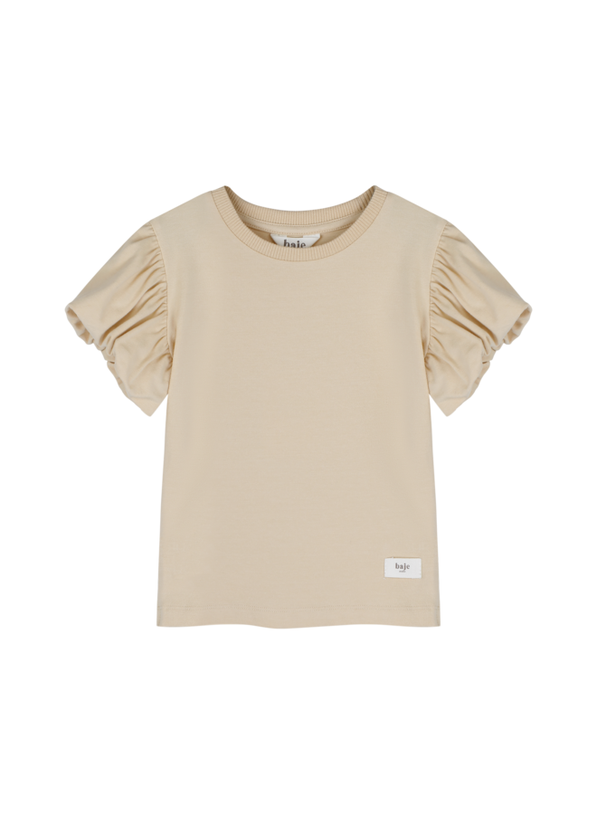 Baje Studio - Valencia shortsleeve - Creme fawn