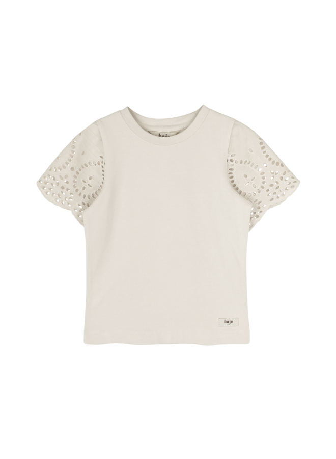 Baje Studio - Bless shortsleeve - White coconut