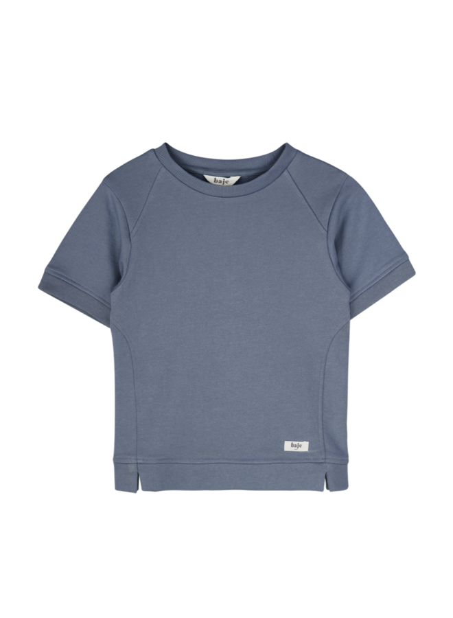 Leslie x Baje Studio - Mylo shortsleeve - Blue stone