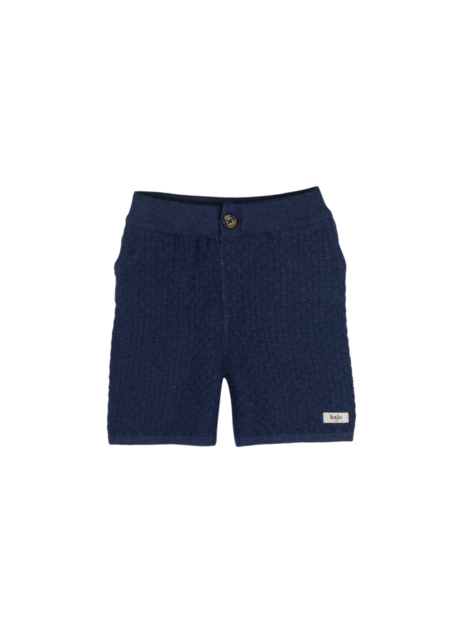 Leslie x Baje Studio - Mozi shorts - Blue dark