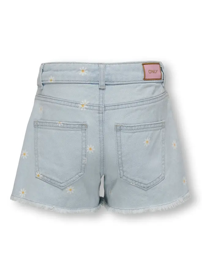 Kids Only - Robyn daisy shorts - Light blue denim