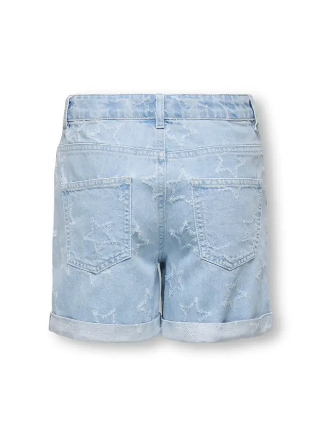 Kids Only - Vega star mom denim shorts - Light blue denim