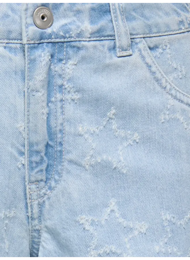 Kids Only - Vega star mom denim shorts - Light blue denim