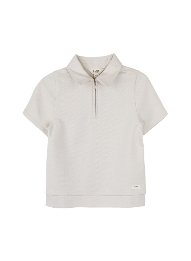 Labo de Colores - Lau shortsleeve polo - Off-white