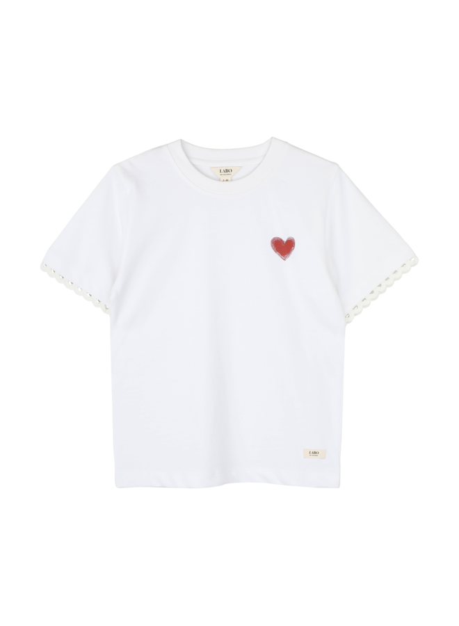 Lyla shortsleeve - White