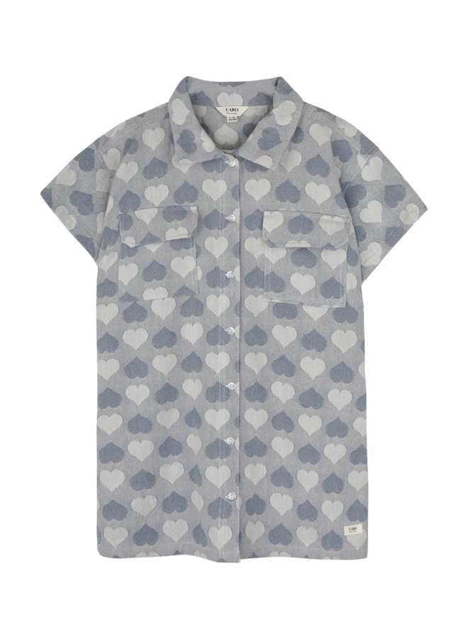 Labo de Colores - Lea dress - Blue denim light