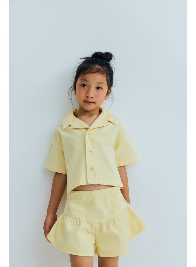 The New Society - Bellis shirt - Soft lemon