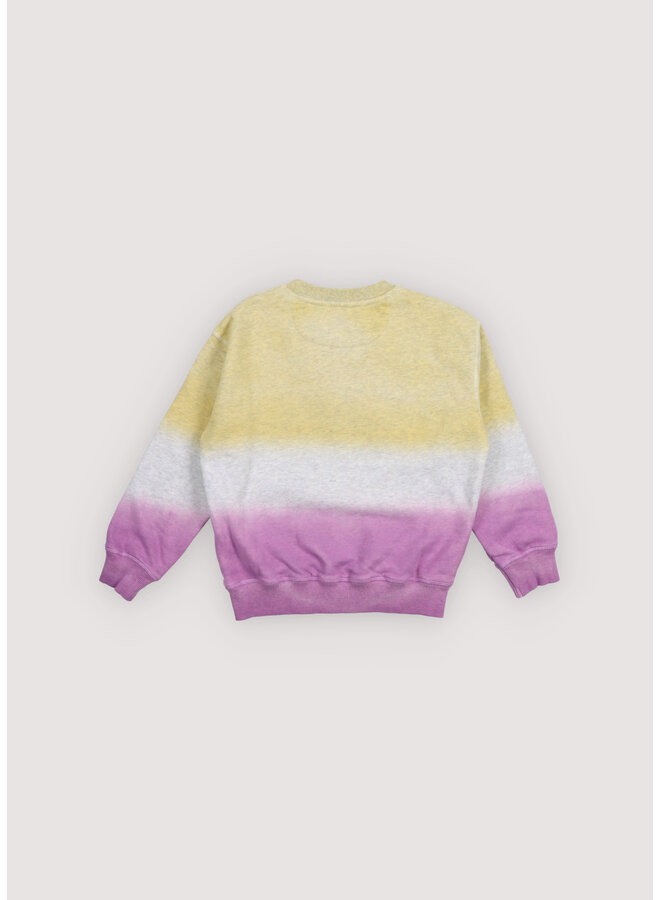 The New Society - Tie dye sweatshirt - Pink lavander / Seafoam green