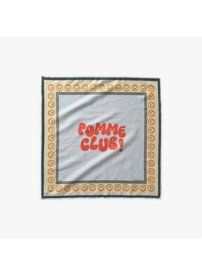 Atelier Pomme - Pomme club smilin' scarf - Dreamy blue