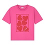 Call me Frankie - Hearts pink t-shirt