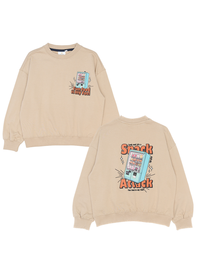 Santos oversized sweatshirt - Humus