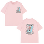 The New - Snack oversized tee - Silver pink