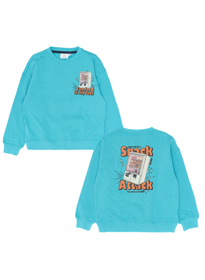 Santos oversized sweatshirt - Maui blue