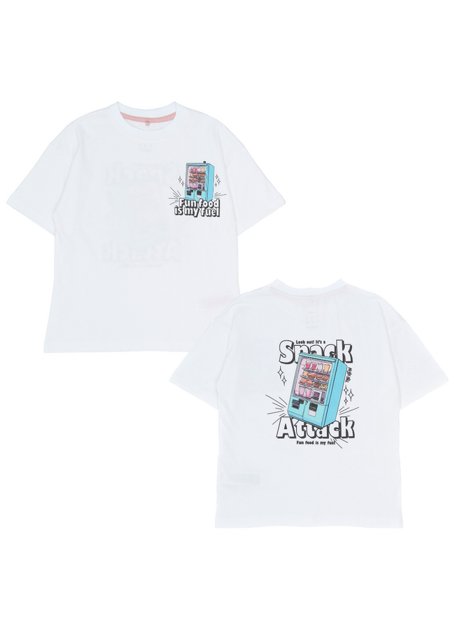 The New - Snack oversized tee - Bright white