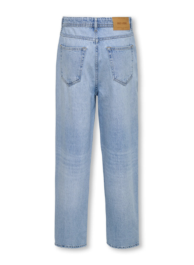 ONLY & SONS Junior - Fade loose jeans - Light blue denim