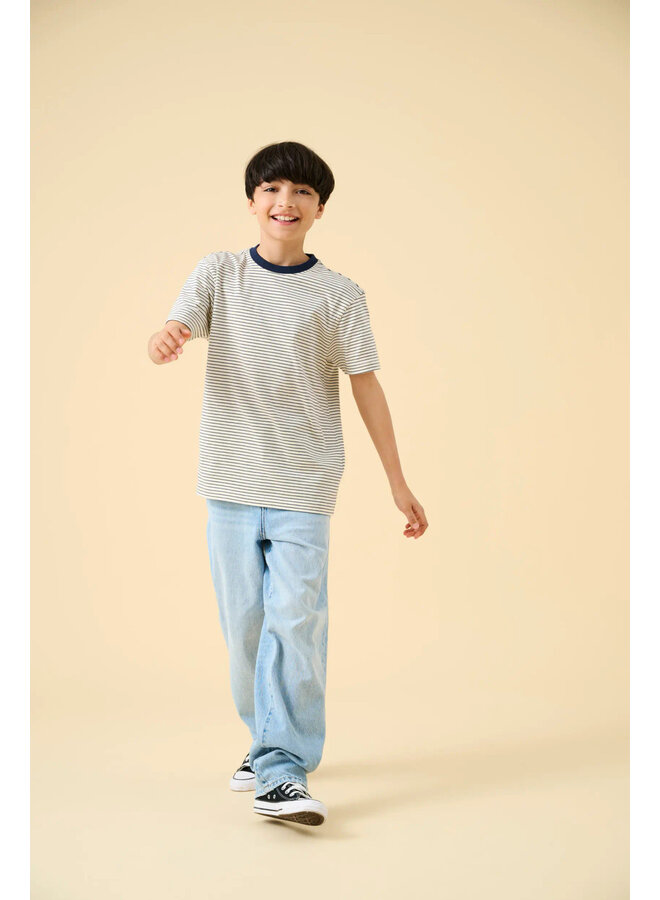 ONLY & SONS Junior - Fade loose jeans - Light blue denim