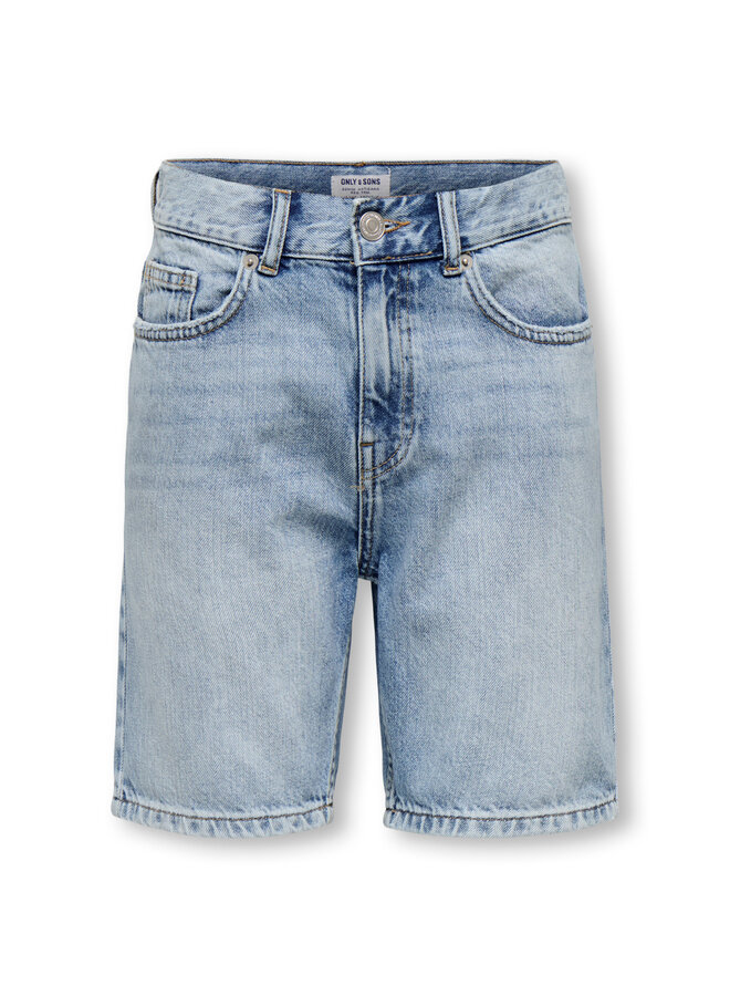 ONLY & SONS Junior - Edge shorts - Light blue denim