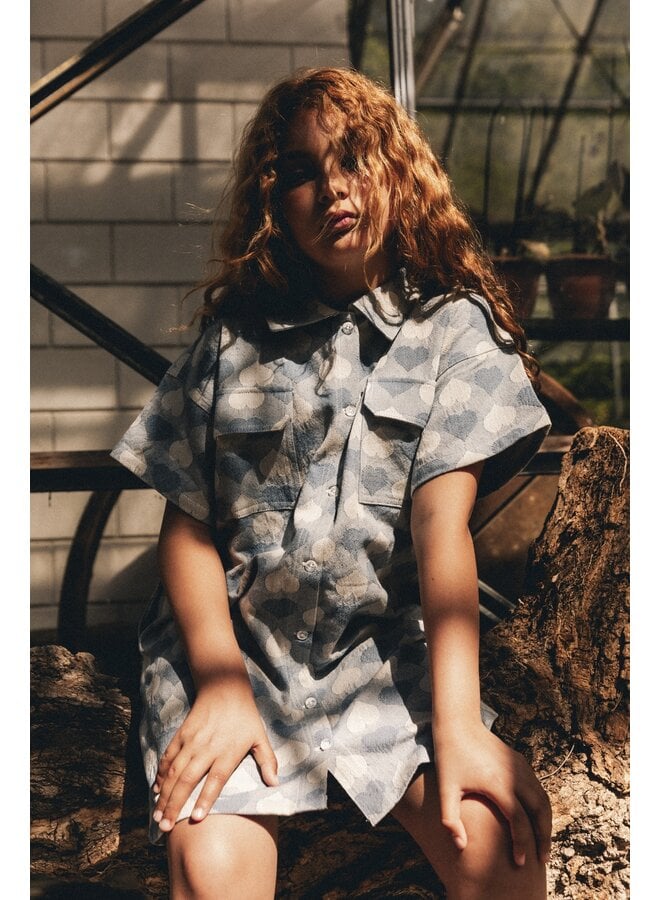 Labo de Colores - Lea dress - Blue denim light