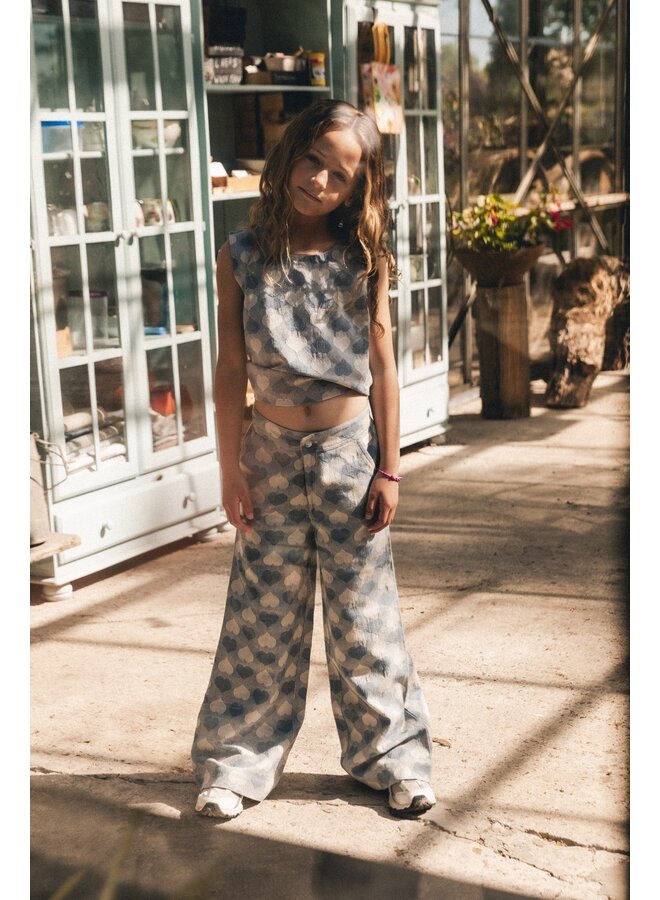 Labo de Colores - Luus pants - Blue denim light