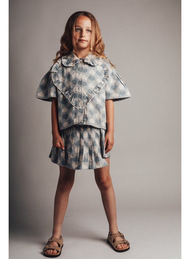 Labo de Colores - Laila blouse - Blue denim light