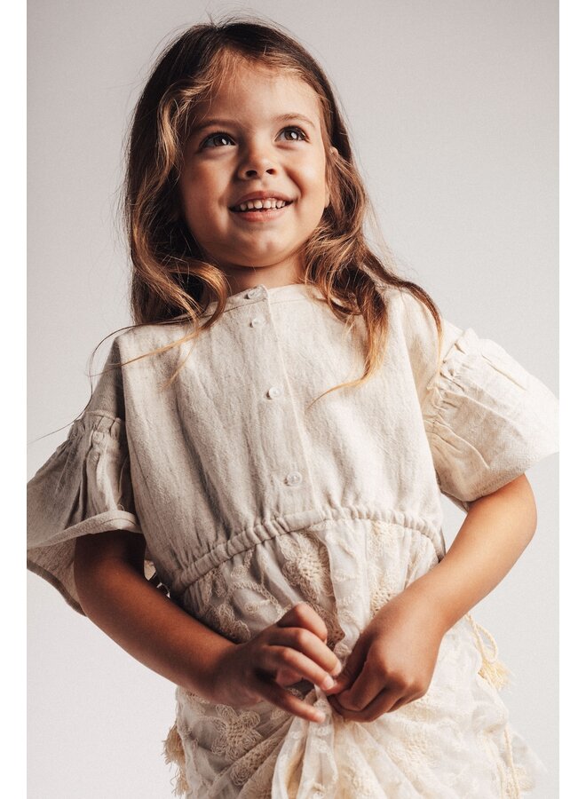 Baje Studio - Claudie dress - Off-white