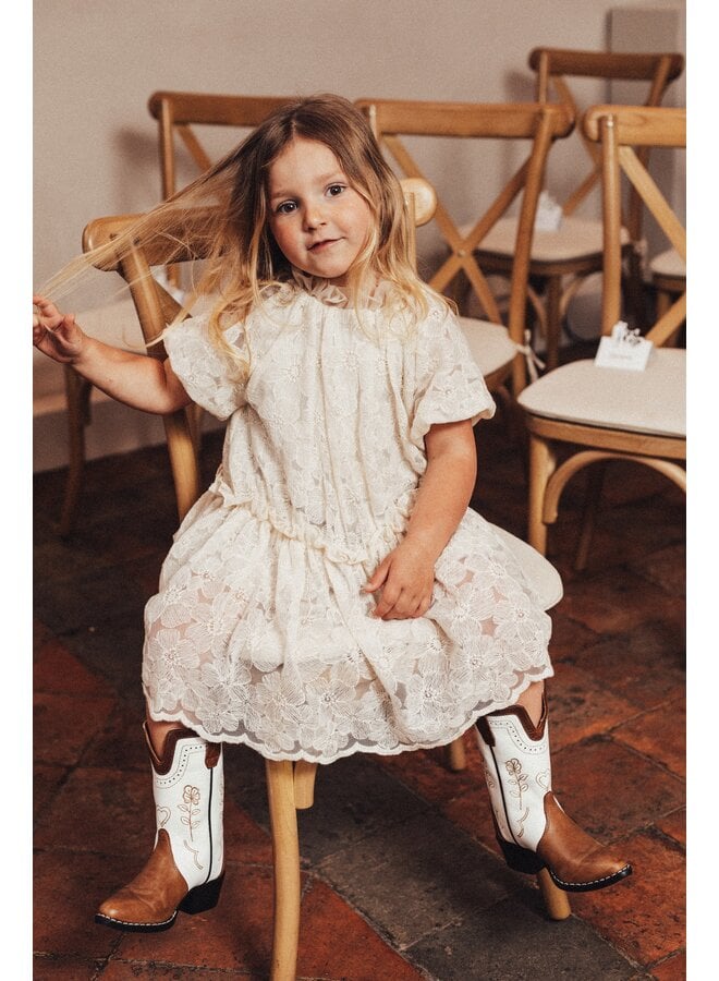 Leslie x Baje Studio - Melle dress - Off-white