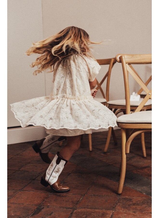 Leslie x Baje Studio - Melle dress - Off-white