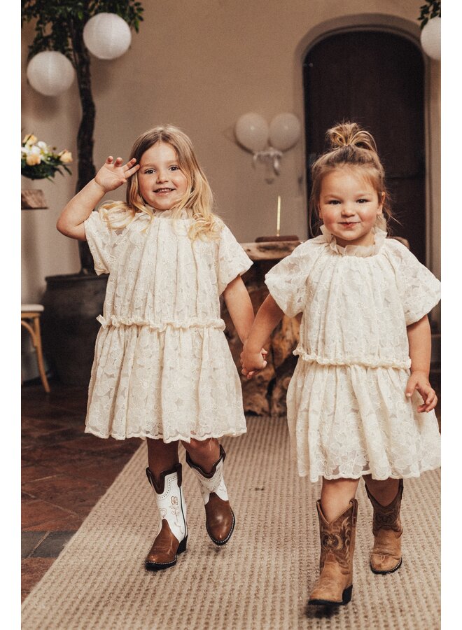 Leslie x Baje Studio - Melle dress - Off-white