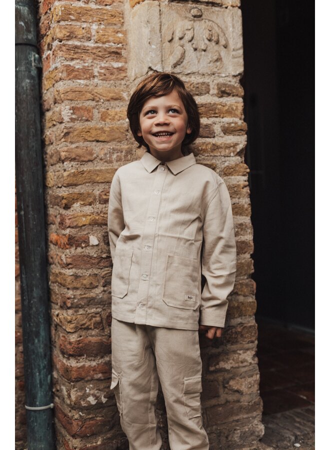 Leslie x Baje Studio - Mace blouse longsleeve - Beige