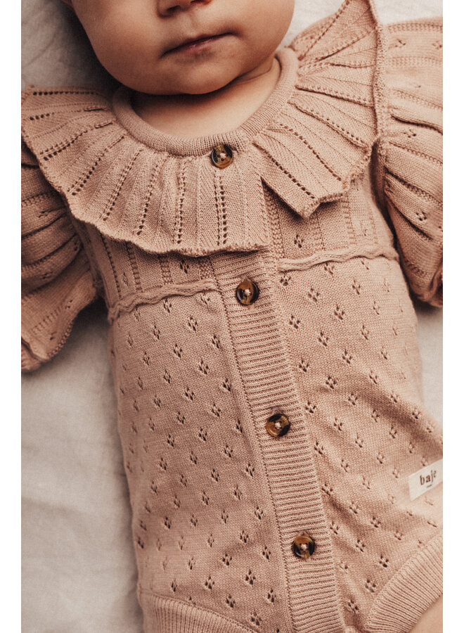 Baje Studio - Gaia bodysuit - Rose cafe