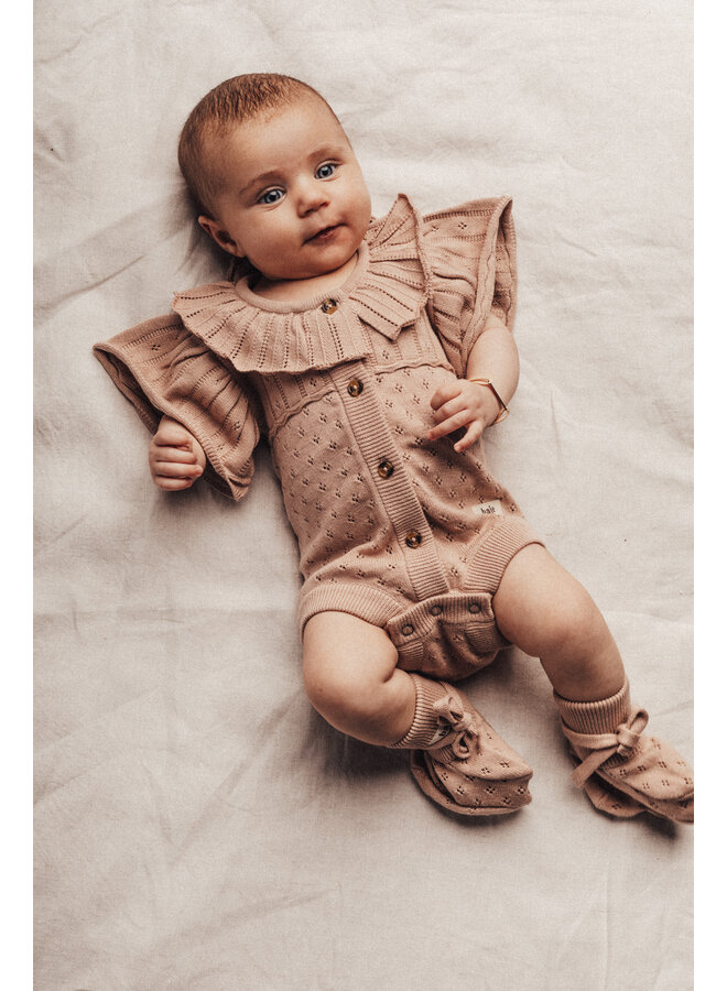 Baje Studio - Gaia bodysuit - Rose cafe