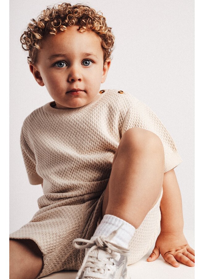 Baje Studio - Frain shortsleeve - White coconut