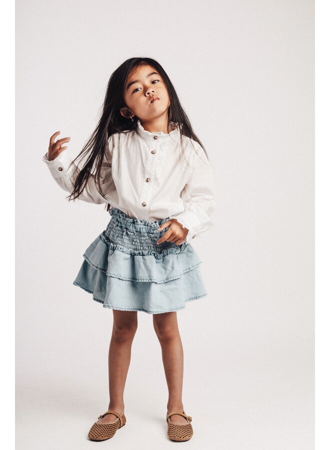 Baje Studio - Yille skirt - Blue denim light