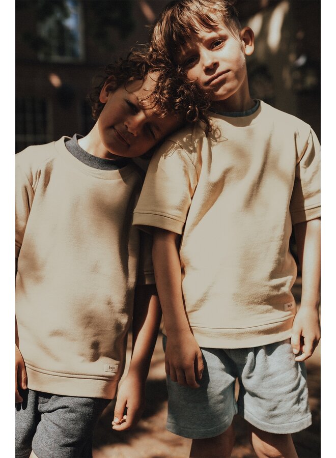 Baje Studio - Vic shortsleeve - Taupe cafe