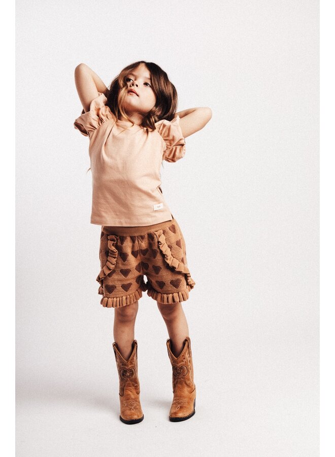 Baje Studio - Valencia shortsleeve - Rose cafe