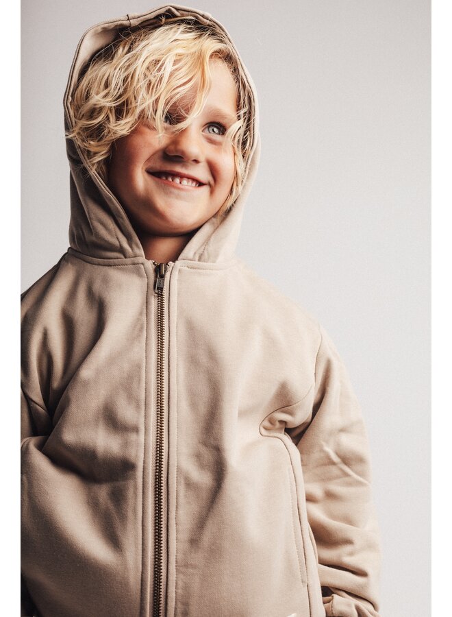 Baje Studio - Roche cardigan - Taupe cafe