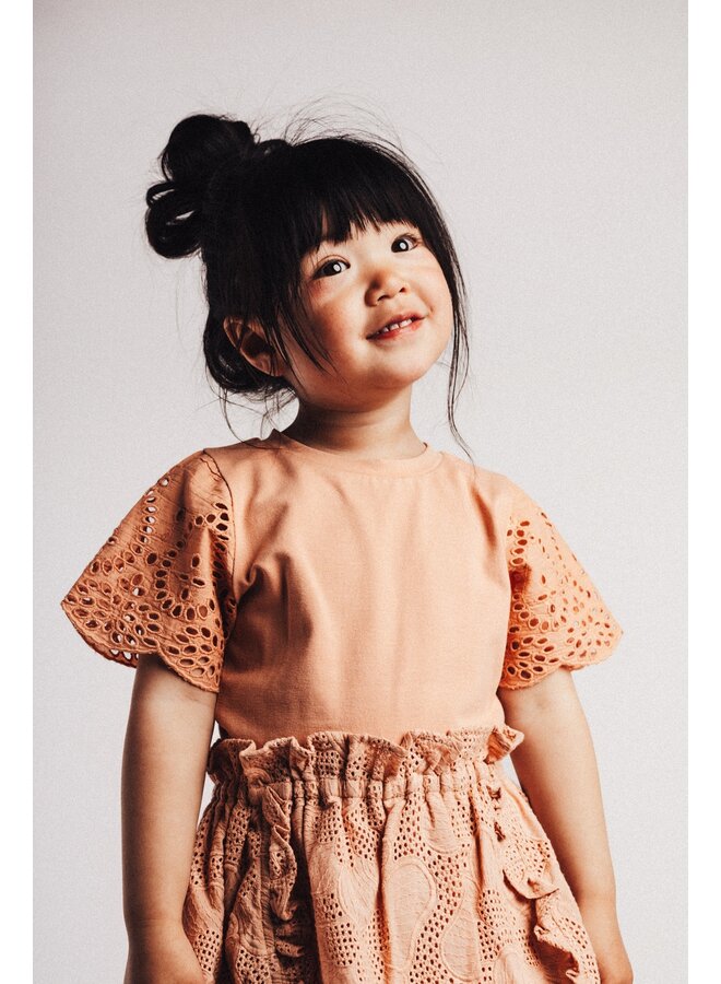 Baje Studio - Bless shortsleeve - Rose cafe