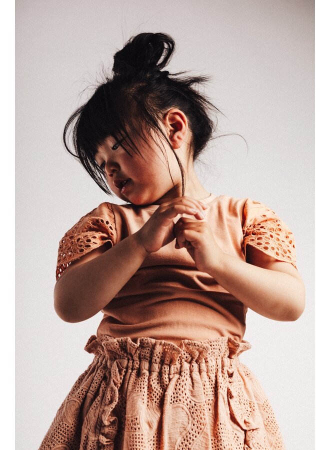 Baje Studio - Bless shortsleeve - Rose cafe