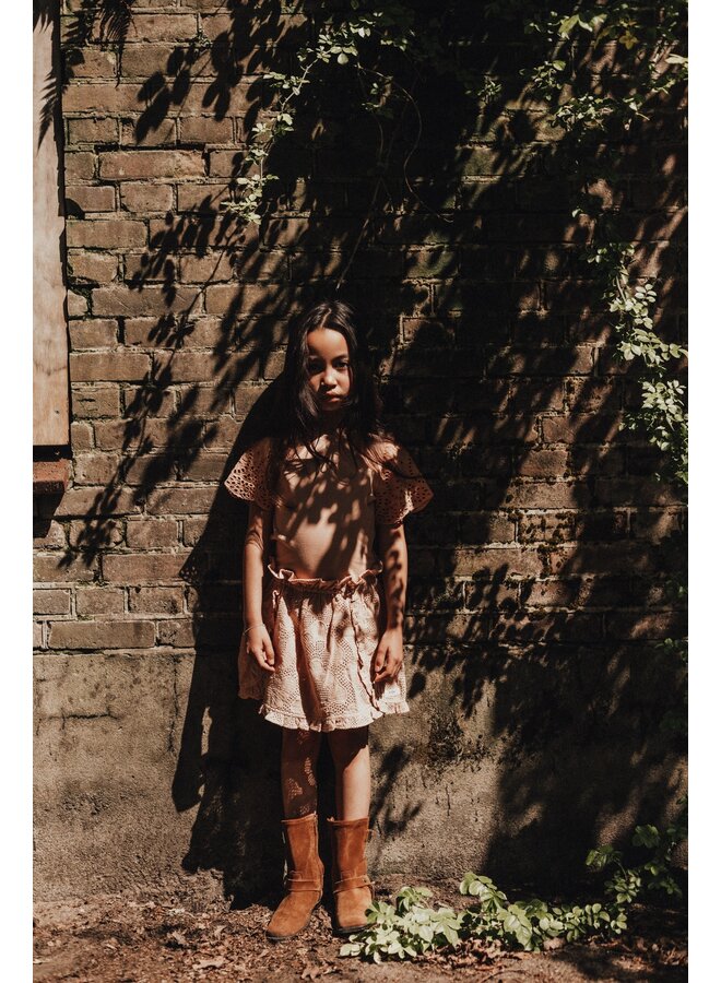 Baje Studio - Bless shortsleeve - Rose cafe