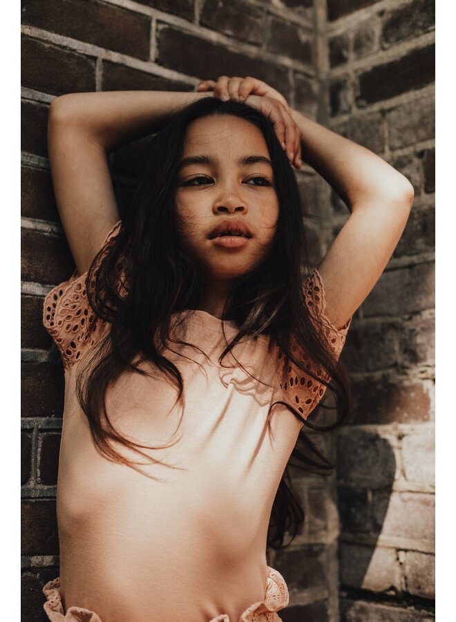 Baje Studio - Bless shortsleeve - Rose cafe