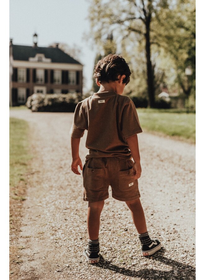 Baje Studio - Arnedo shorts - Brown coconut
