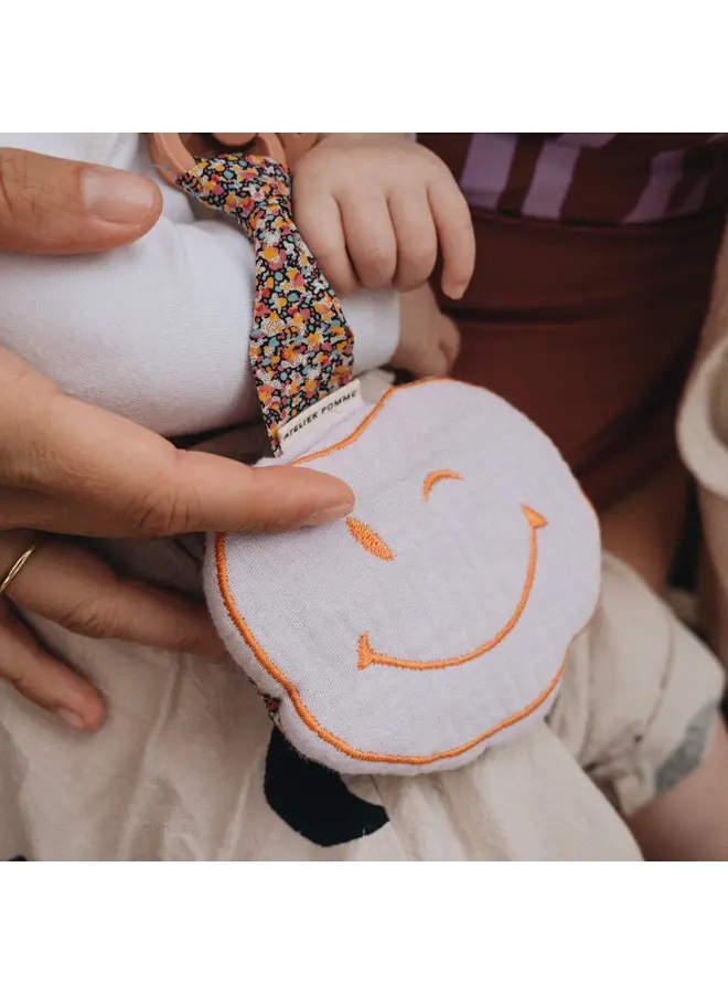 Atelier Pomme - Pacifier cloth pomme - Lucky lila
